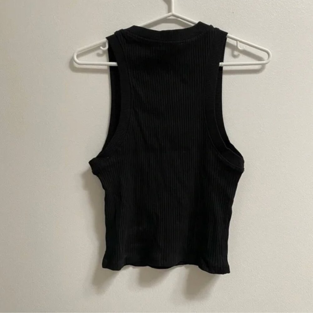 Zara Ribbed Crop Top M - Picture 3 of 4